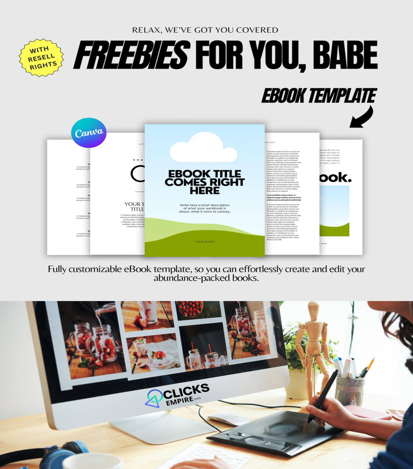 free +50 canva digital mockup templates for your business